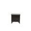 Table de chevet en chêne gris 24 po x 16 po x 24 po, matériau en bois 24 po x 16 po H 24 po, séduisant