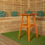  Rectangular 3 - Piece 2 - Person 45Cm L Outdoor Bistro Set