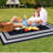 Bordered Design Outdoor Mats Plastic Straw Rug Outdoor Leisure Waterproof Carpet Garden Terrace Balcony Picnic Mat-1901024562-1884189901