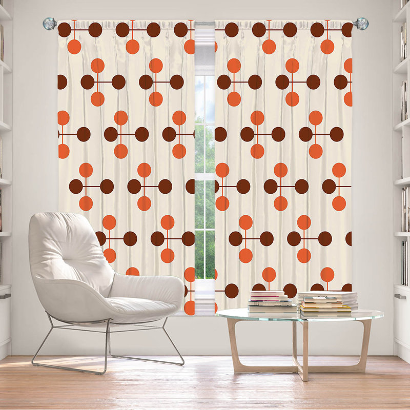 Paire de rideaux obscurcissant en polyester Evalle, L 40 po x L 82 po