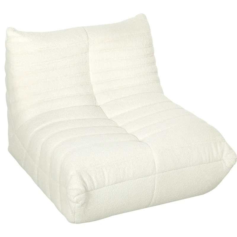 Bean Bag Chair, White