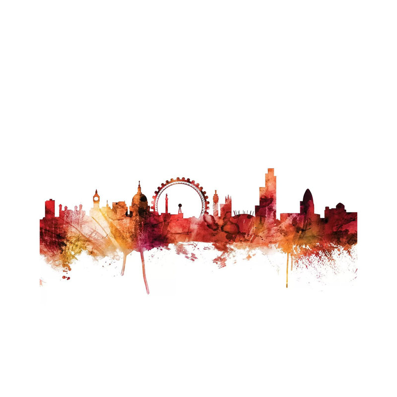 London, England Skyline by Michael Tompsett - Wrapped Canvas Gallery-Wrapped Canvas Giclée, 20.32 cm H x 30.48 cm W