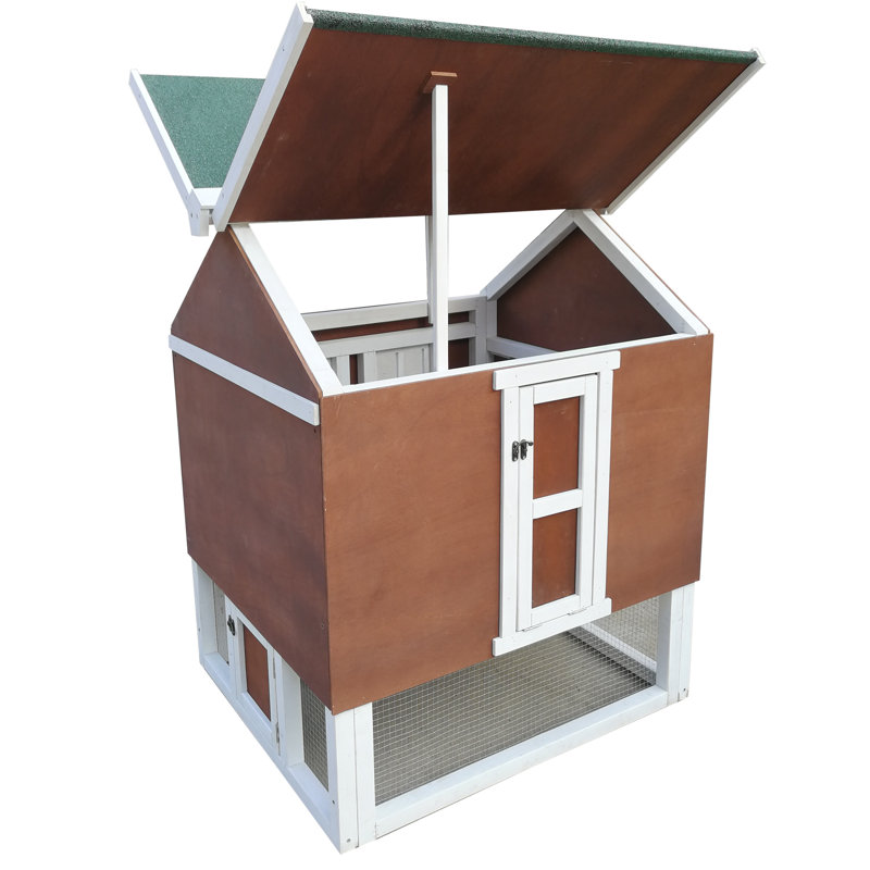 Nels 10 Square Feet Chicken Coop with Chicken Run For Up To 2 Chickens