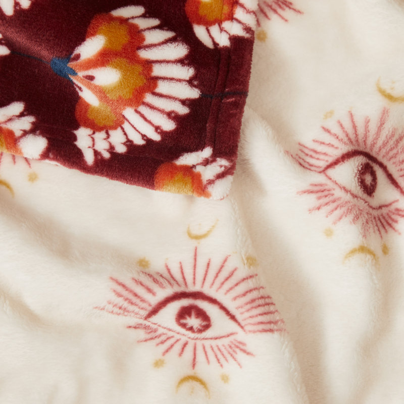Jessica Simpson Plush Throw Blanket, Pink