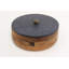 Porte-tortilla en bois bleu peau de serpent et oiseaux
