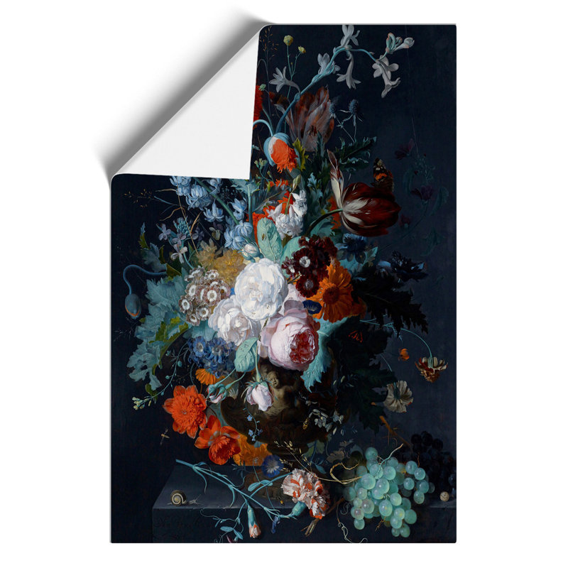 Still Life with Flowers by Jan van Huysum - Frameless Print, 59cm H x 42cm W x 0.1cm D