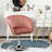 Swivel Upholstered Adjustable Height Counter Stool-1958791862