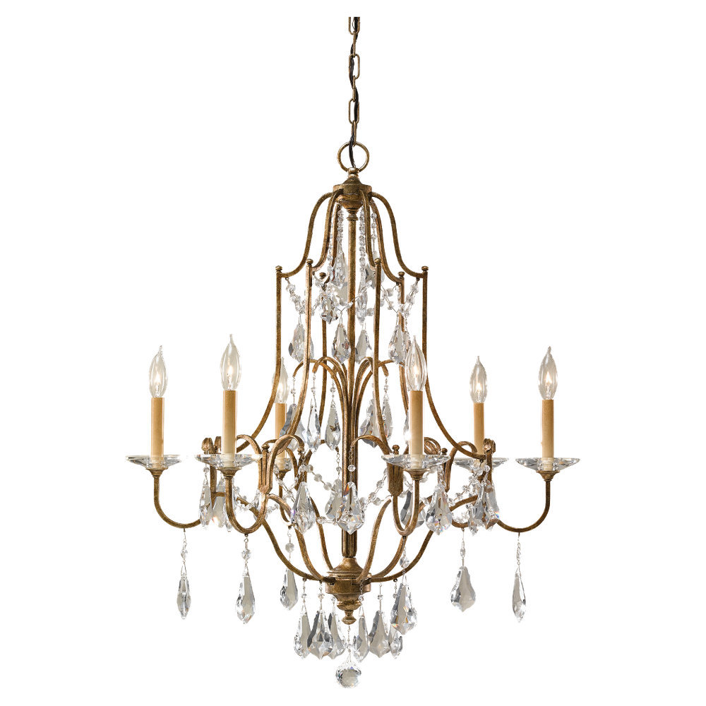 Drewett 6 - Light Dimmable Empire Chandelier Astoria Grand