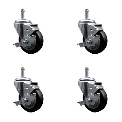 Swivel Grip Ring Stem Caster