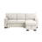 Toeterville Estelle Fabric Reversible Sleeper Sectional with Storage Chaise Drop-Down Table 2 Cup Holders and 2 USB Ports-83905774