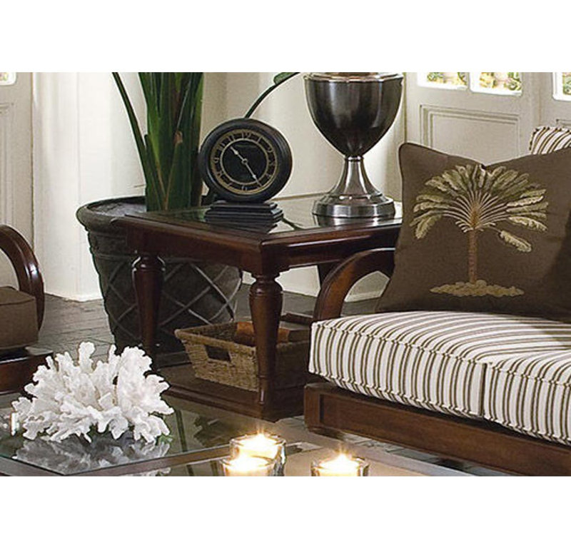 Grand View End Table, Bisque