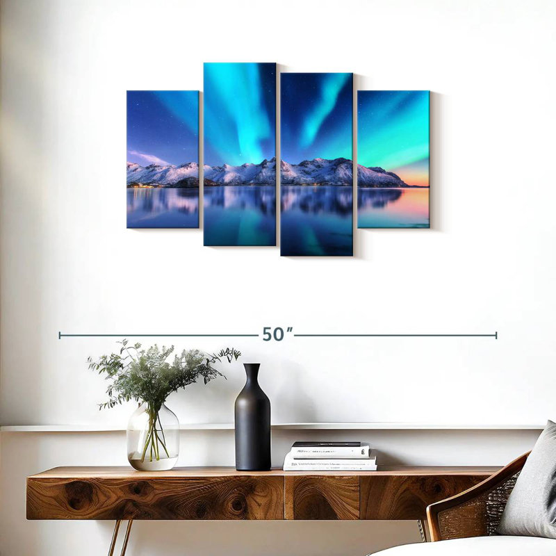Alvord Amazing Aurora Borealis, H 22 po x l 36 po