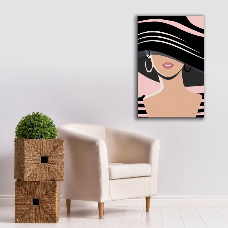  «Beach Chic 3 Blush» par Omar Escalante, art mural sur toile, 26 po x 40 po