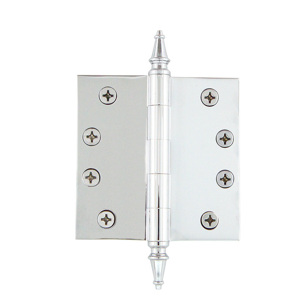 4" Steeple Tip Heavy Duty Hinge with Square Corners Grandeur 