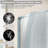 44-48 In. W X 74 In. H Single Sliding Frameless Anti-Collision System Shower Door With 1/4 In. Clear Glass-121564190