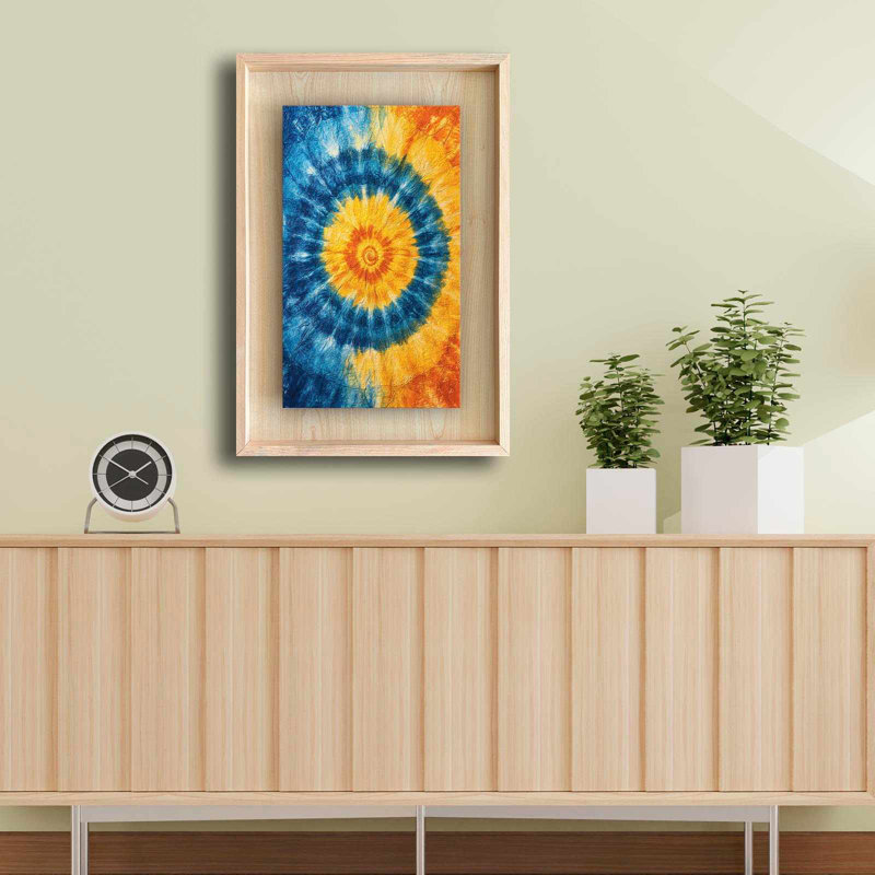 Elegant Framed Decorative Painting, 16.9 x 24.8 inches | 100% Solid Wood Frame (Thickness: 1.2 inches), 100% Maple MDF Background (Thickness: 0.1 inches), UV Printing | Perfect Wall Art for Home & Office Décor