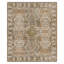 Tapis oriental brun en nylon tissé à la machine Mirtha-1802329693