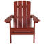 Chaises Adirondack d'extérieur en résine de polyester toutes saisons Balasi-93255225