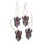 3.5'' Handmade Wood Animals Holiday Shaped Ornament