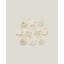 Snowflake 10 Piece Holiday Shaped Ornament Set