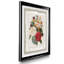Botanical Bouquet Camelias - Reproduction d'art graphique sur papier encadré-416867279-416867283