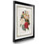 Botanical Bouquet Camelias - Reproduction d'art graphique sur papier encadré-416867283-416867279