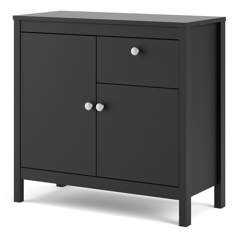 Cynsere 82.1 Cm Wide 1 Drawer Sideboard, Black