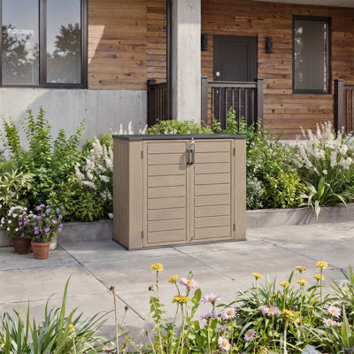 4.7 ft. W x 2.2 ft. D 900L Vertical Storage Sheds Outdoor Water