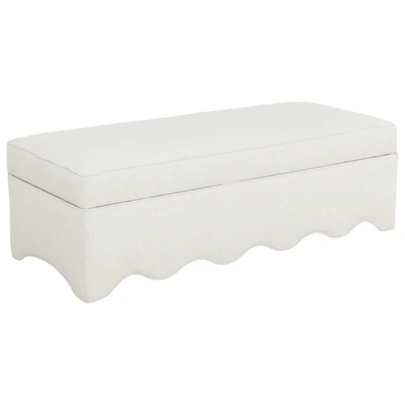Upholstered Storage Bench, 3172 GreenTea