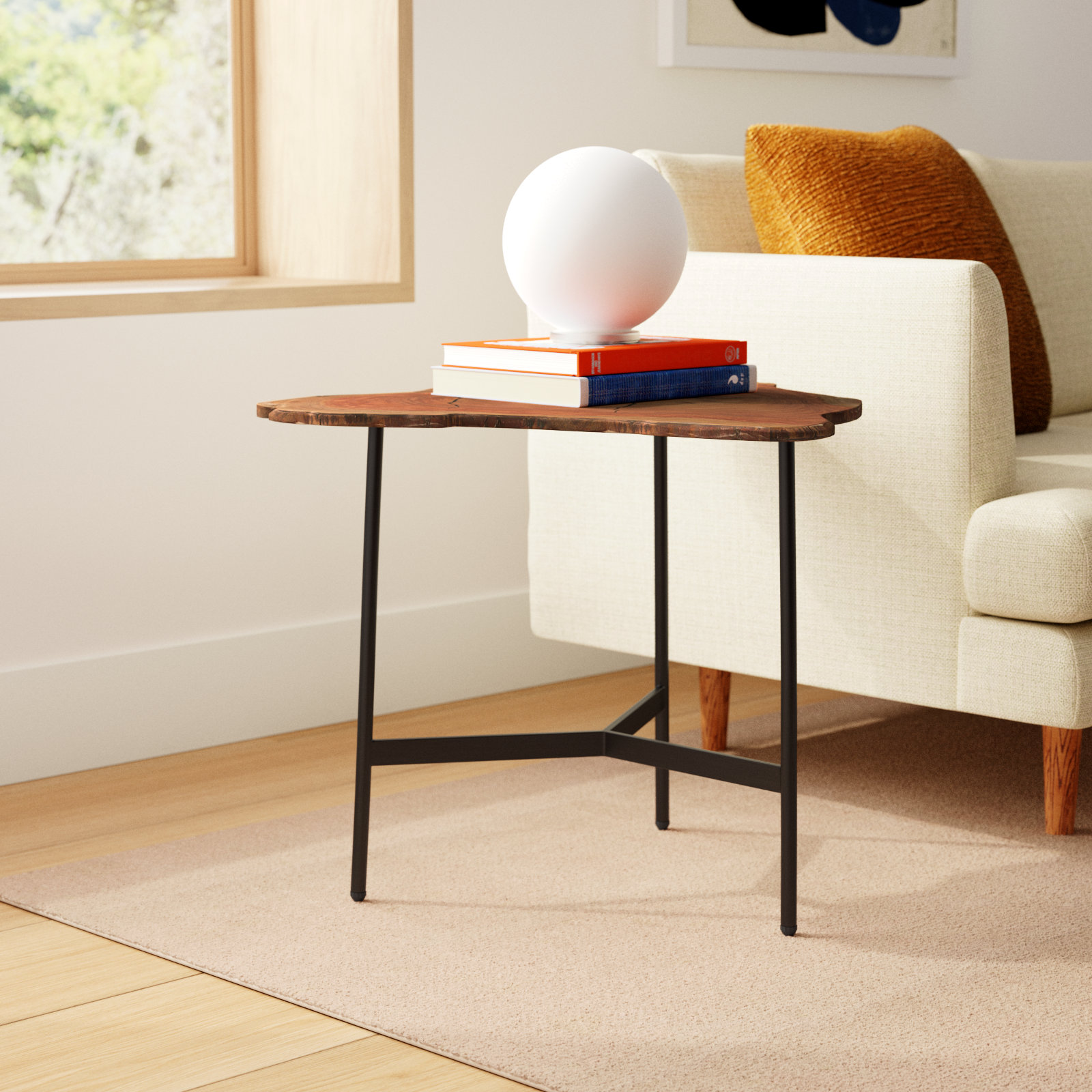 Bourges 24" Acacia End Table