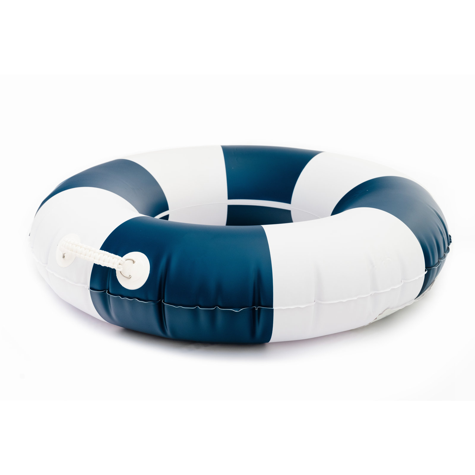 The Classic Pool Float, 10" H x 3" W x 10" D, Navy/White