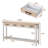 Naiyeli 60"W Rustic Farmhouse Console Table with 4 Drawer and Shelf-593463203