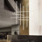 Jakie 8 - Light Modern Chandelier Long Hanging Pendant for High Ceiling with Remote Dimming-203034098