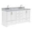 Meuble-lavabo double avec plateau Abshire 73-93359384