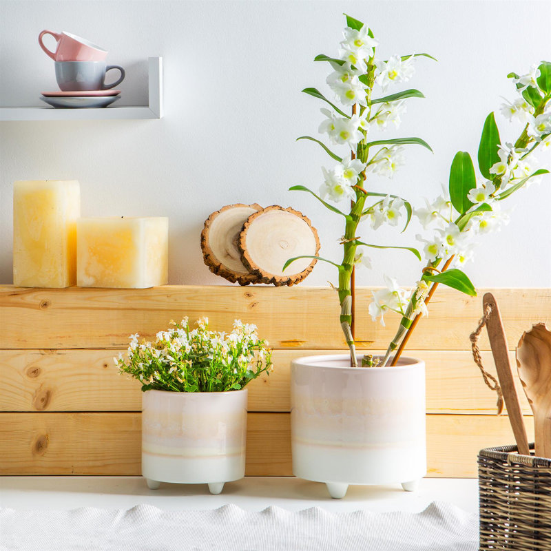 Ceramic Pot Planter, Natural
