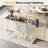 Mykhi 55.12'' Glass Top Console Table