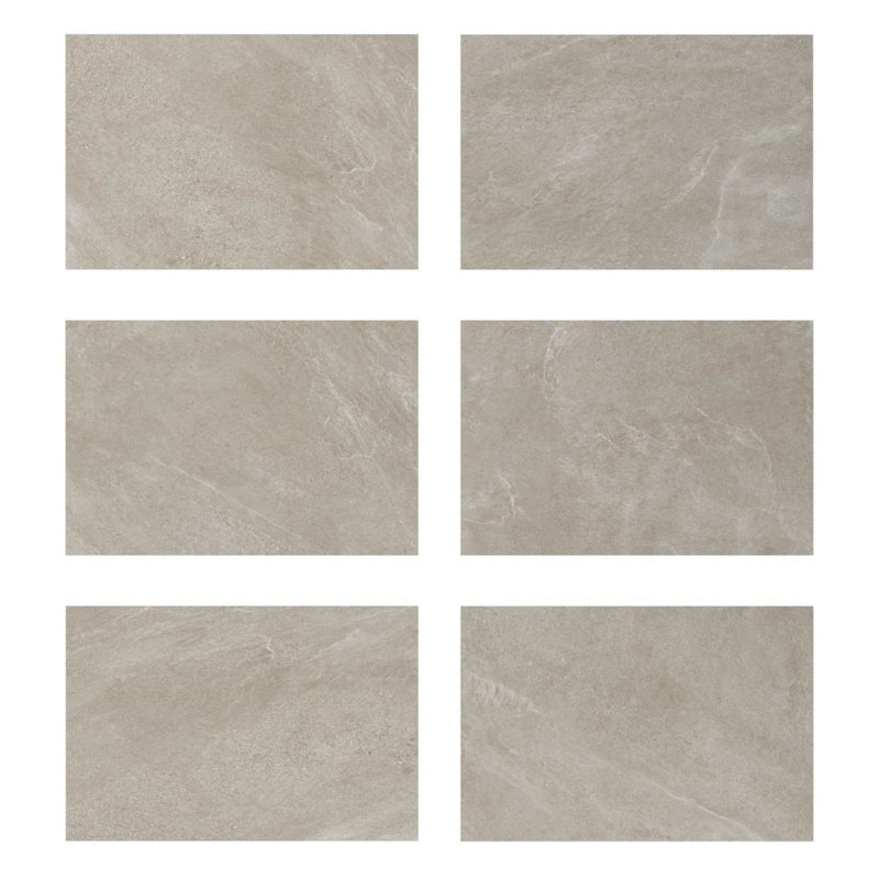 Era 24x36 Matte Limestone Look Porcelain Paver, Caramel Brown