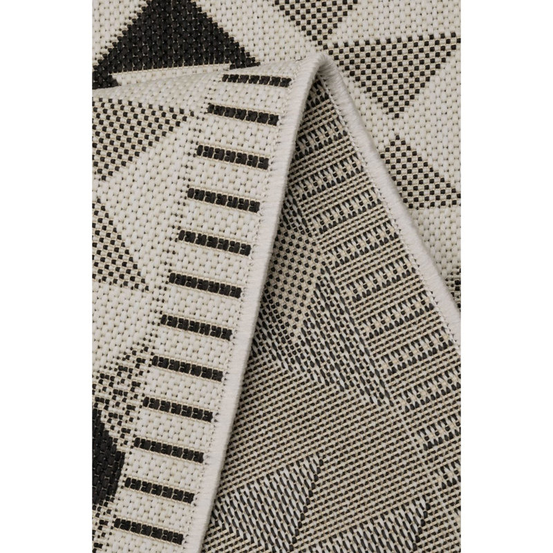 Chequered Area Rug, Rectangle 80 x 150 cm