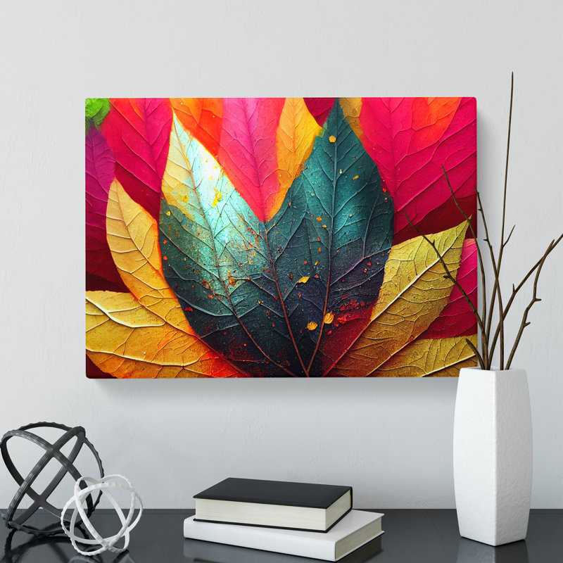 Magnificent Leaf - Wrapped Canvas