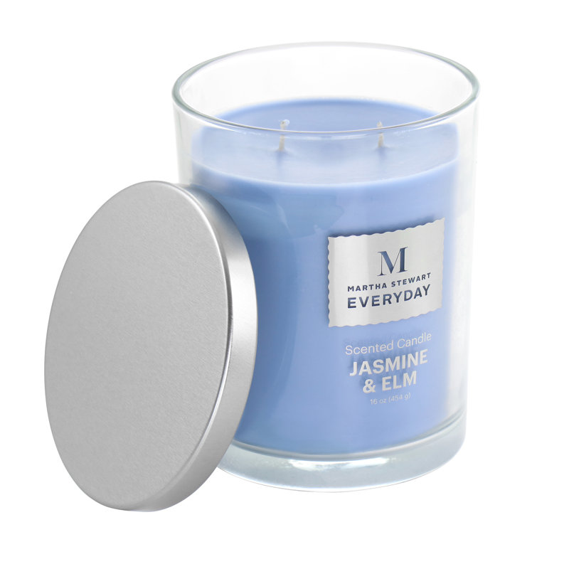 Bougie parfumée, Bleu