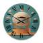 Horloge murale surdimensionnée en bois-458587456