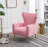 Milana 27" Wide Velvet Wingback Chair-1852795538
