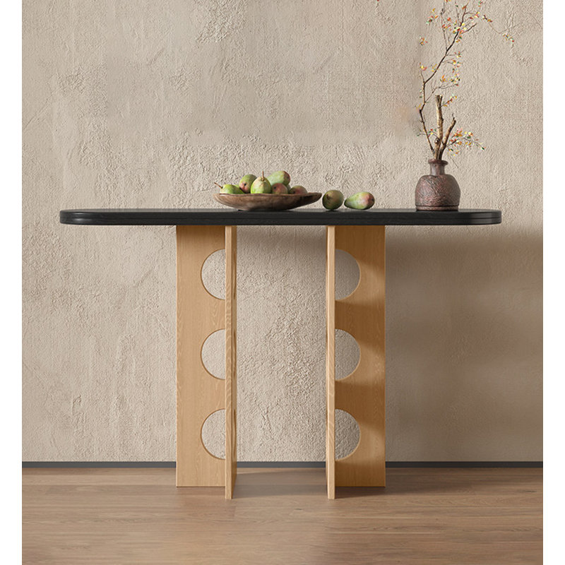 Console en bois massif Wabi Sabi