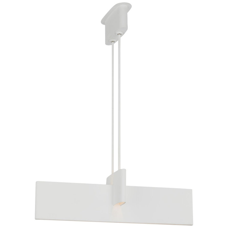 Lotura 7 - Light LED Pendant, Museum White, 11" H x 36" W x 12" D