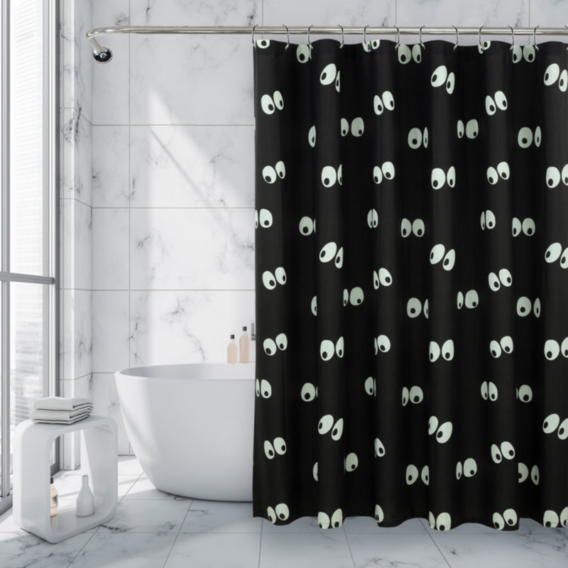 Ratliffe Polyester Blend Semi Sheer Curtain Single Panel
