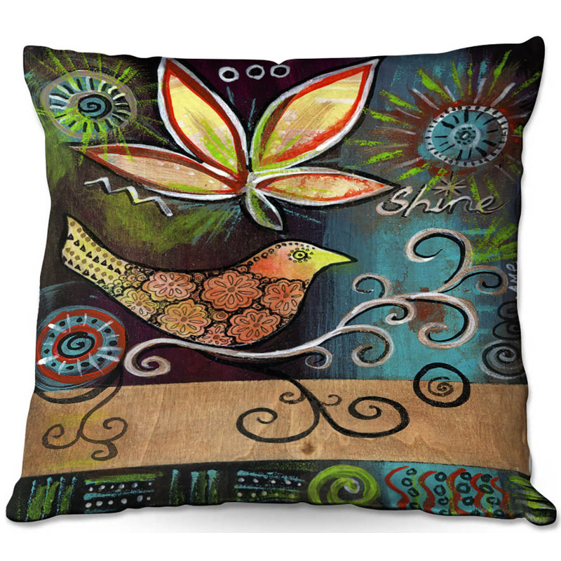 Coussin décoratif carrée couch shine, 18 po x 18 po