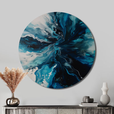 Codei - Abstract Round Metal Art