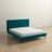 Dillon Velvet Platform Bed Queen