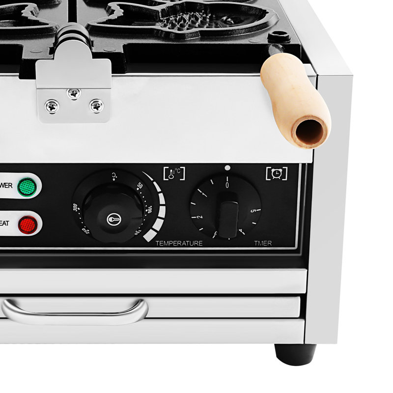 Machine à taiyaki commerciale antiadhésive pour gaufrier en forme de poisson