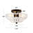 3-Light Glass Flush Mount Ceiling Light-2146825134-2146825130